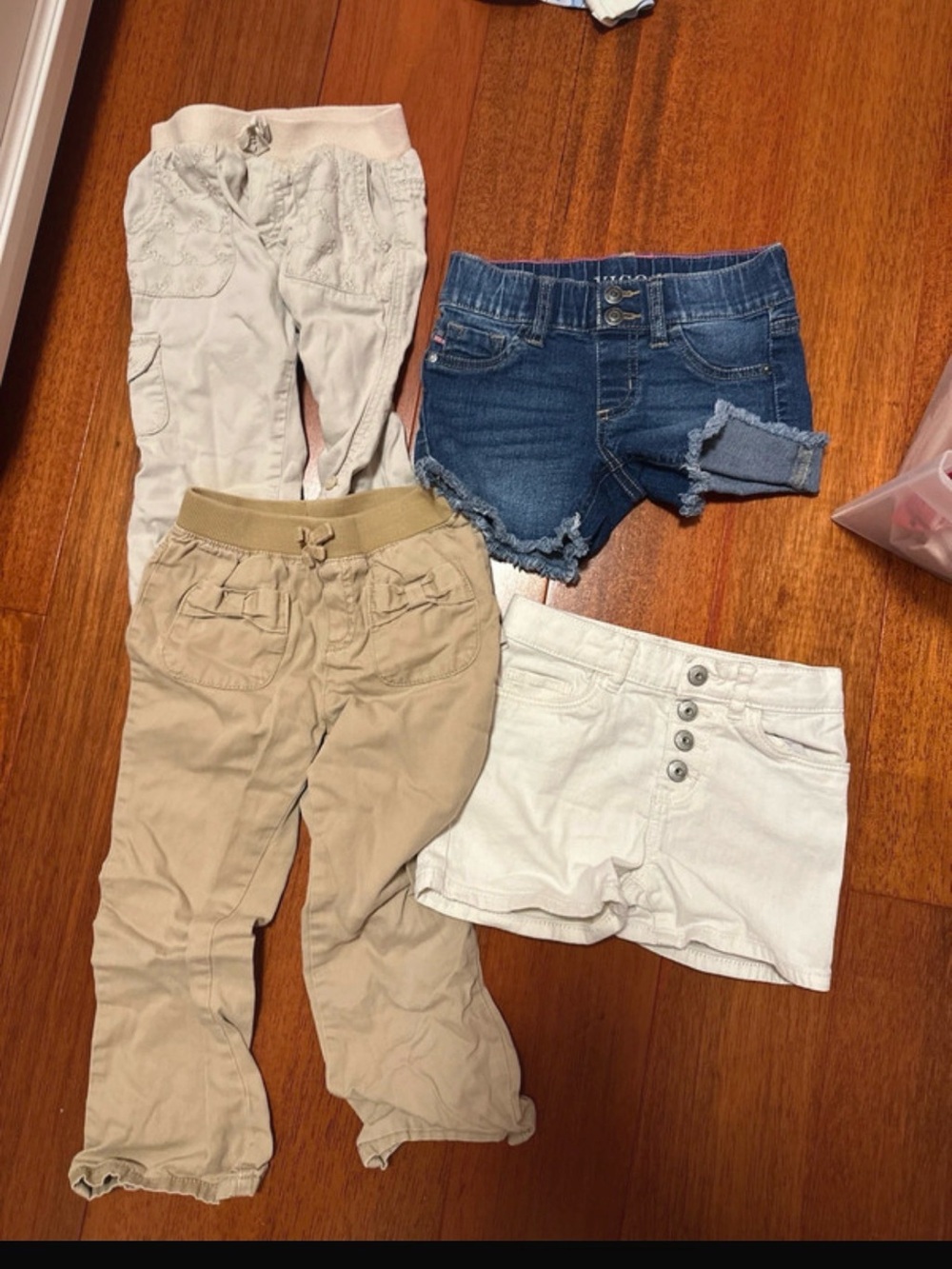 girls pants shorts bundle 3-5T